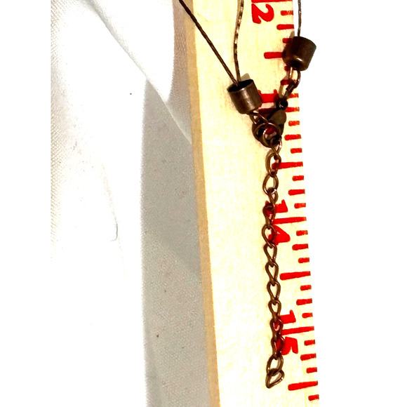 Multilayer Copper Natural Stone Pearl shell Beaded Classy Chain Necklace Boho - Picture 6 of 6